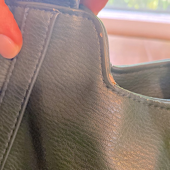 Anthropologie faux leather green terrace mini knot crossbody bag preppy boho - Picture 9 of 11